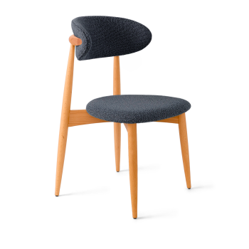 букле графит, опора бук светлый