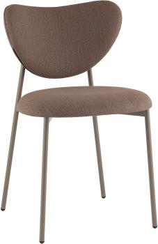 Велюр коричневый, каркас бежево-серый