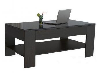 Венге/Стекло черное