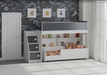 Белый/графит