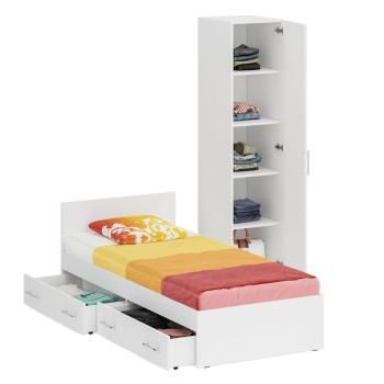 Кровать с ящиками СВК 0900 + Пенал Стандарт