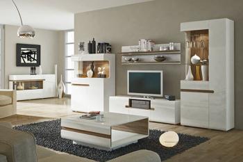 Шкаф с витриной Анрэкс 3D-1S / TYP 33 LINATE