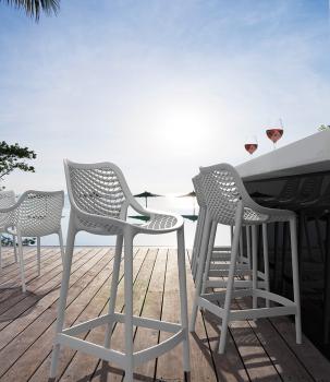 Стул пластиковый полубарный ReeHouse Air Bar