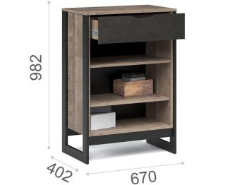 Комод Империал Стокгольм 2д1ящ