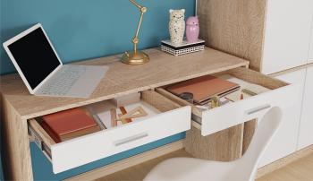 Стол письменный Империал Стелс 100 2ящ