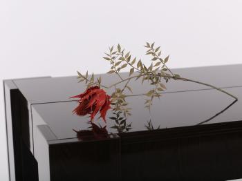 Стол-трансформер Levmar Cross G27/S79 Черный глянец/Нержавеющая сталь