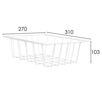 Тумба с баром и корзинами Мебелик