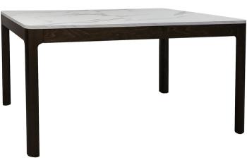 Ножки SC дерево темное дерево Подстолье/Столешница PAMS пластик бело-серый мрамор Др. части