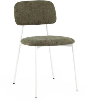 Зеленый, белые ножки