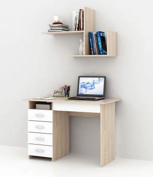 Дуб сонома/Белый