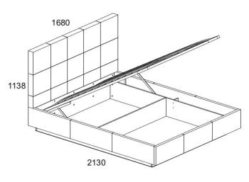 Кровать Анрэкс MODERN 160 М с подъемником