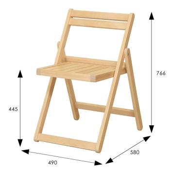 Стул-раскладной Мебелик Массив
