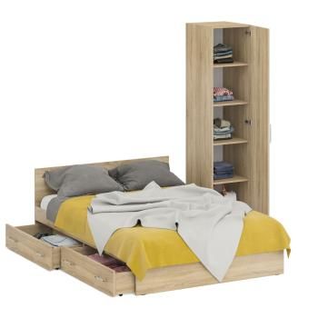 Кровать с ящиками СВК 1400 + Пенал Стандарт