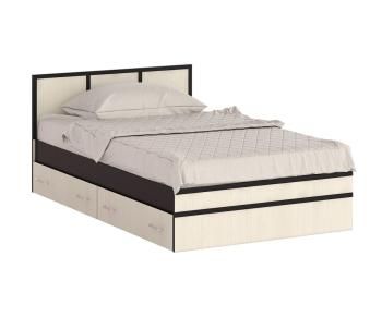 Кровать с ящиками СВК Сакура 1200