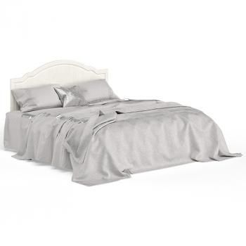 Спальня Mobi Ливерпуль № 4 Кровать 11.08 + Шкаф 13.134.01 + карниз 1000С + Комод 10.103