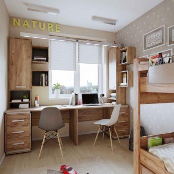 Шкаф-надстройка Глазов-мебель Nature 93