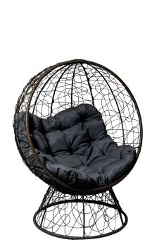 Корзина коричневая/Подставка коричневая/Подушка синяя Т21