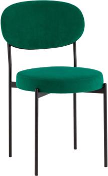 Велюр зеленый, каркас черный