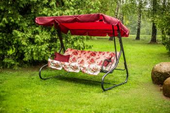 Качели садовые 3-х местные Мебельторг Новара