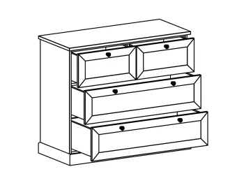 Комод ОГОГО Caprio