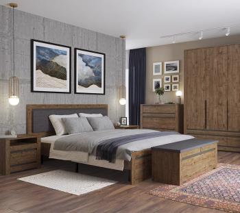 Кровать БРВ Мебель KADA S404-LOZ160х200 с подъемным механизмом, c мягким элементом