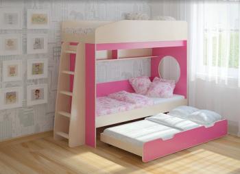 Венге светлый/розовый