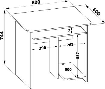 Компьютерный стол Сокол КСТ-21.1