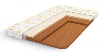 МАТРАС Лонакс Бэби Латекс-Кокос Лайт Поликоттон 80/200см(МАТРАС LONAX BABY LATEX-COCOS LIGHT Поликоттон 80/200см)