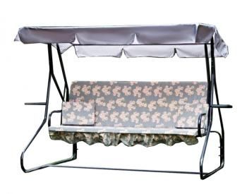 Каркас антрацит/Серый рис.цветы