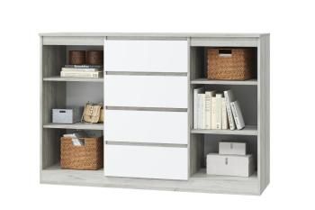 Комод MLK Лори с 2 дв.и 4 ящ.