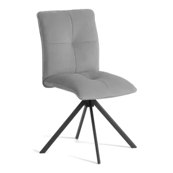 поворотный механизм велюр, серый, 29