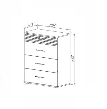 Комод Атлант Сити 40-2
