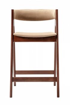 Кресло полубарное R-home Kaede Тёмный орех