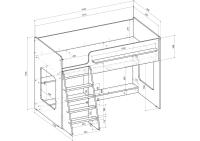 Кровать-чердак Ridgimmi 7