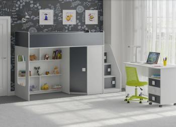 Белый/графит