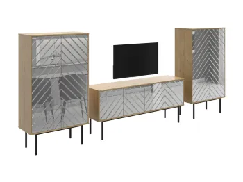 Фасад - Зеркальный, Корпус - Дуб Корбридж