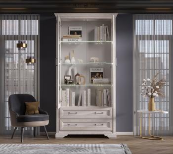 Шкаф БРВ Мебель STYLIUS B169-REG2W2S с подсветкой