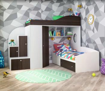 Кровать чердак Ярофф Кадет 2 1900х800