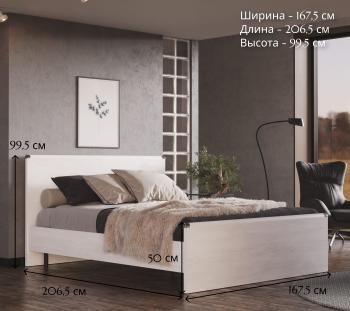 Кровать БРВ Мебель ИНДИАНА JLOZ 160x200