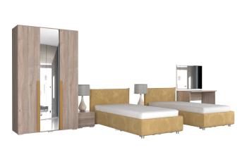 Дуб Мария/Горчица/Медовый (Велюр)