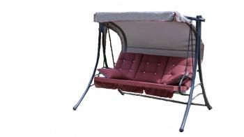 Качели садовые 3-х местные Ольса Пагода