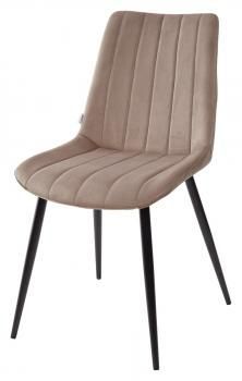 бежевый, велюр G108-74 / черный каркас