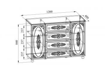 Тумба комбинированная Compass АС-19 плюс