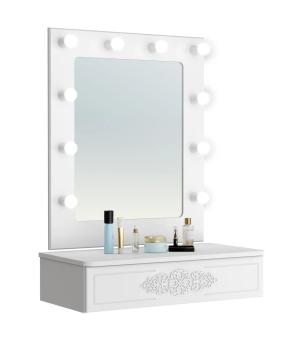 Комплект тумба подвесная с зеркалом Compass Ассоль АС-69-ДС-40