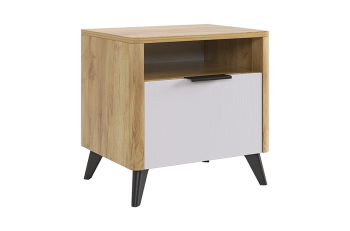 дуб крафт золотой/белое дерево