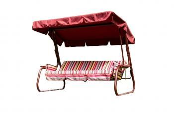 Каркас бордовый/Разноцветный рис.полоска