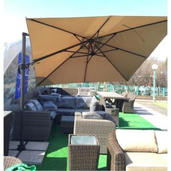 Зонт для кафе Афина AFM-300SQB (3,0x3,0)