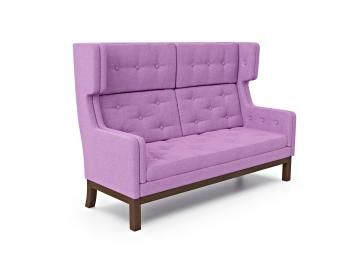 Орех/Рогожка фиолетовая