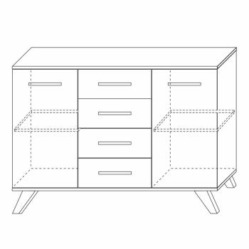 Комодино Кураж Вега Скандинавия