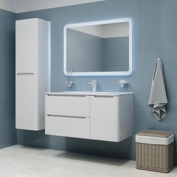 Тумба с умывальником подвесная IDDIS Edifice 100 см